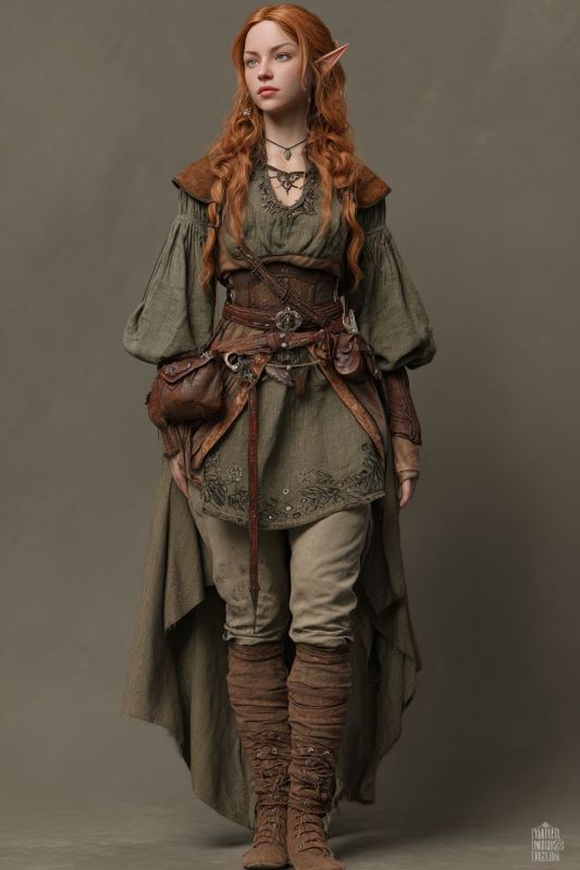 Commoner, Wood Elf, Woman 9