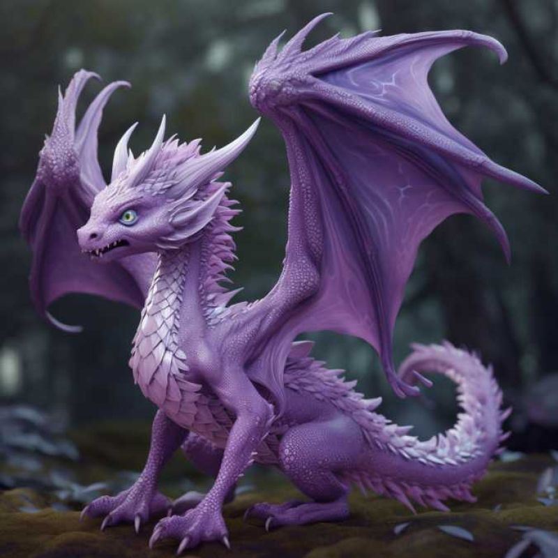 Faerie Dragon (Violet) 3