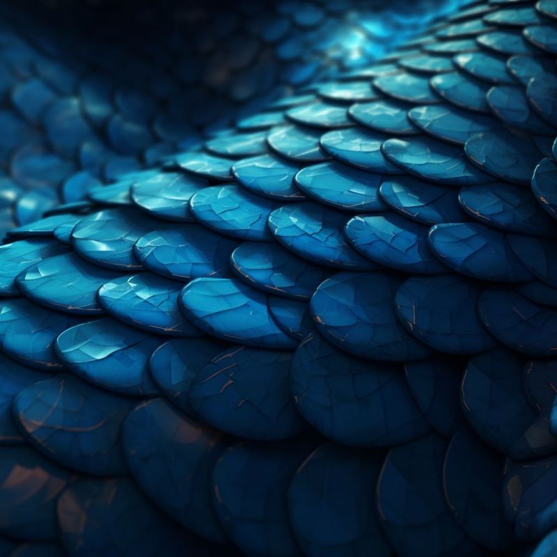 Blue Dragon Scale