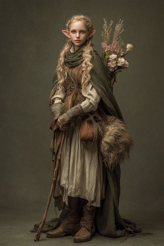 Commoner, Wood Elf, Girl 7