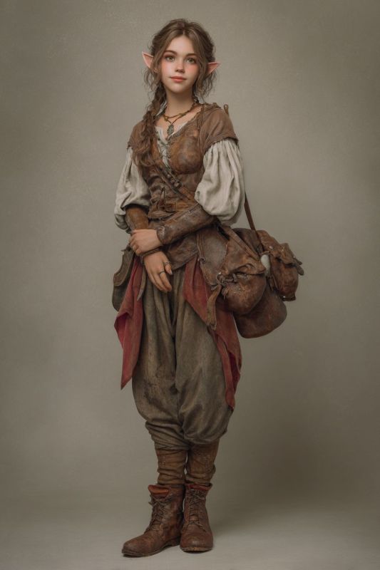 Commoner, Wood Elf, Girl 4