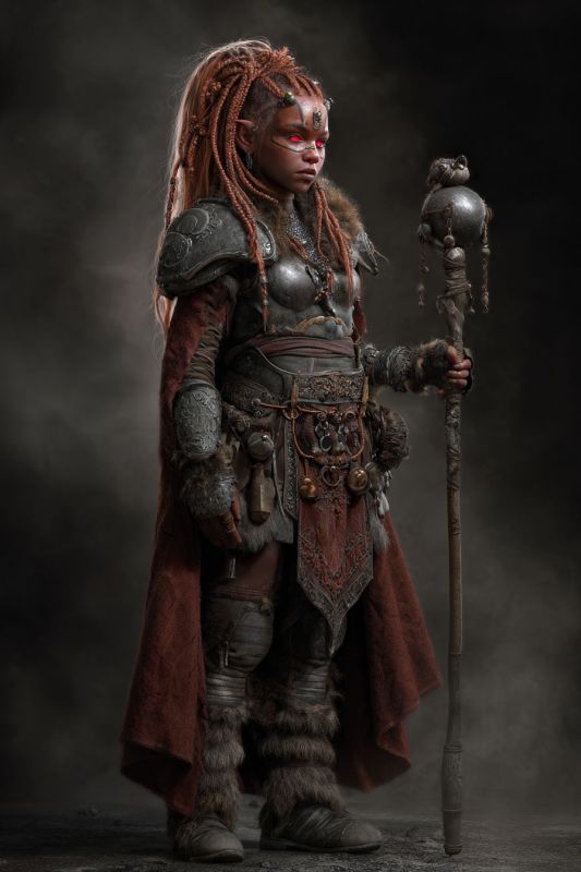 Commoner, Dark Dwarf, Girl 1