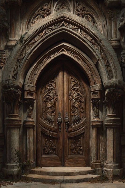 Door, Large, Wooden 1