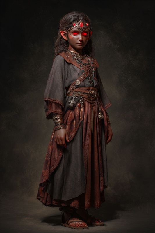 Commoner, Dark Dwarf, Girl 6