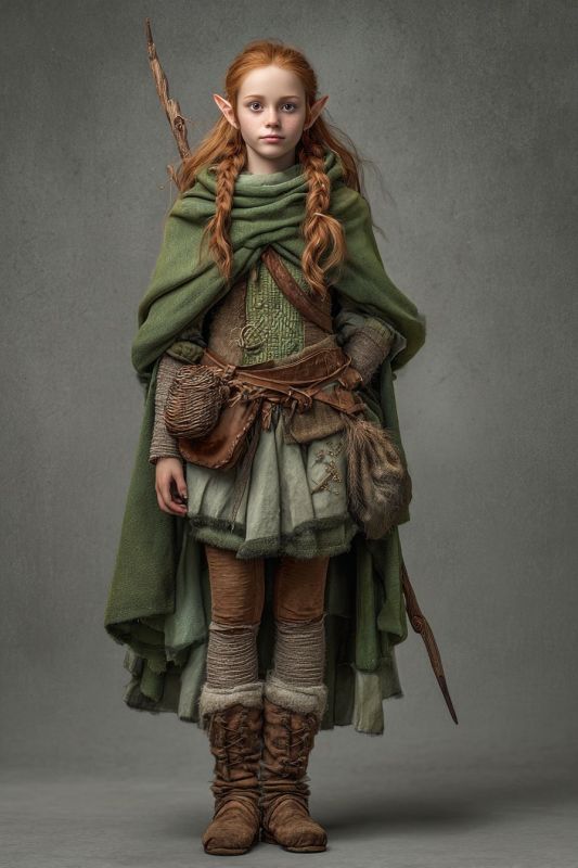 Commoner, Wood Elf, Girl 9