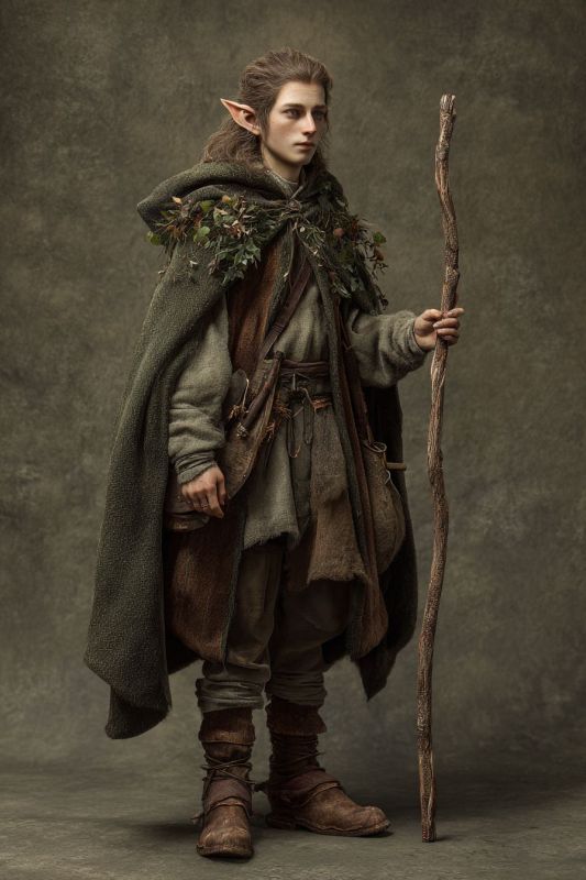 Commoner, Wood Elf, Man 5