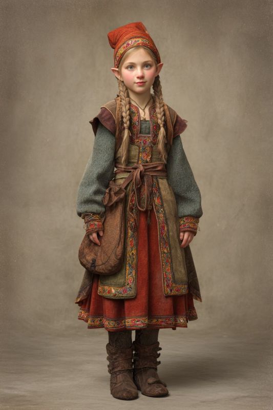 Commoner, Forest Gnome, Girl 2