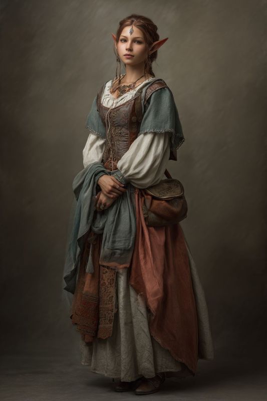 Commoner, High Elf, Woman 4