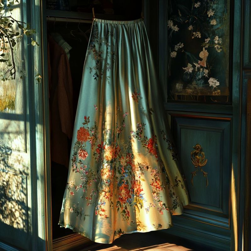 Skirt, Silk