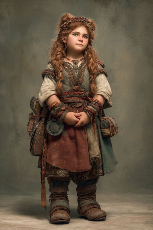 Commoner, Dwarf, Girl 1