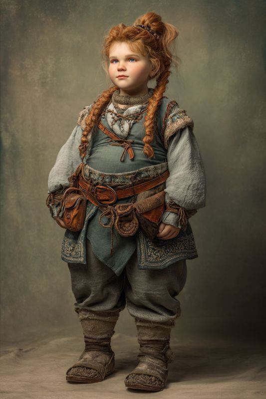 Commoner, Dwarf, Girl 4