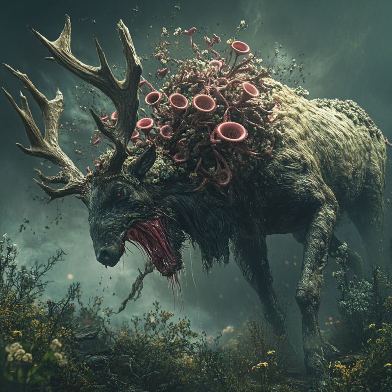 Parasitized Giant Elk 1