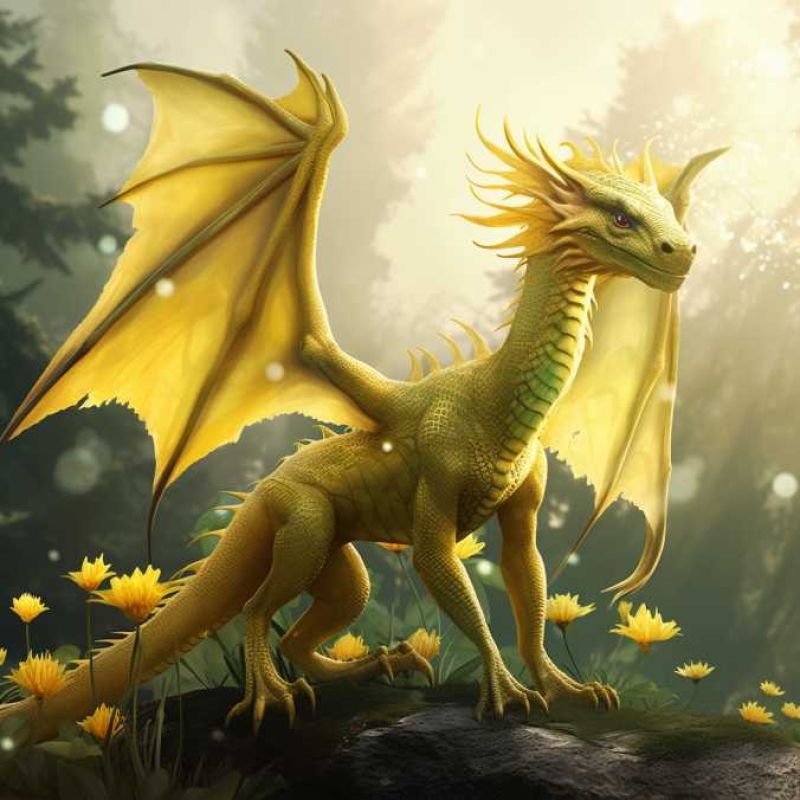 Faerie Dragon (Yellow) 2