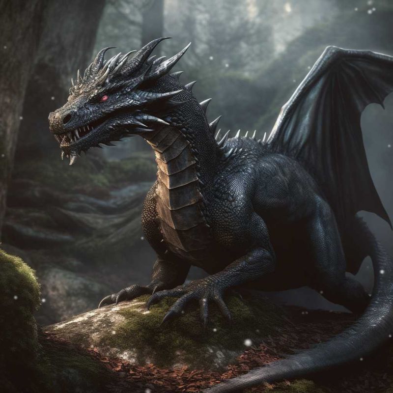 Adult Black Dragon