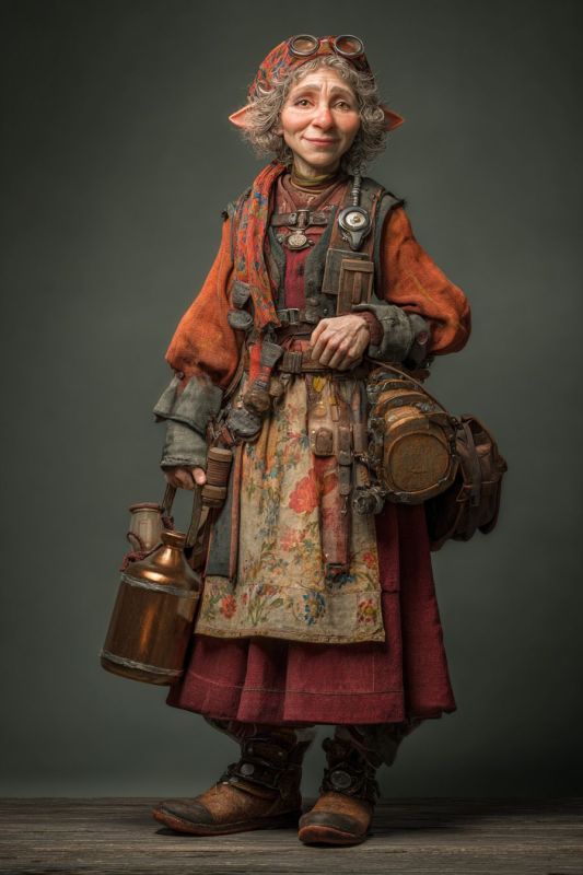 Commoner, Rock Gnome, Woman 9