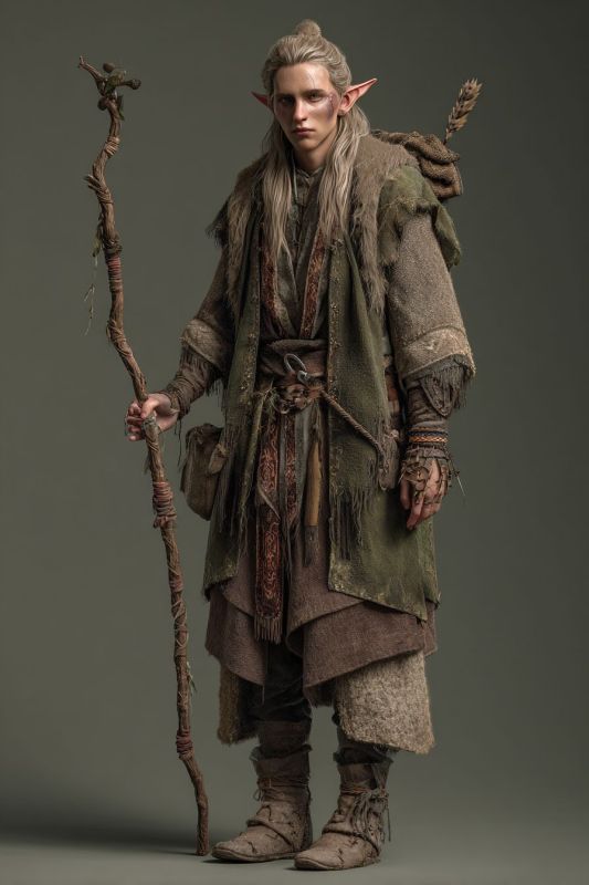 Commoner, Wood Elf, Man 9