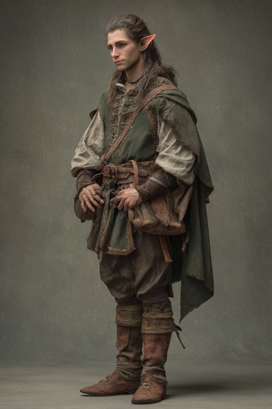 Commoner, Wood Elf, Man 6