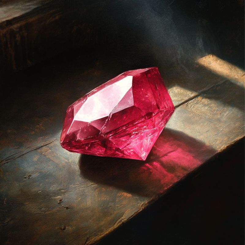 Elemental Gem, Red Corundum 1