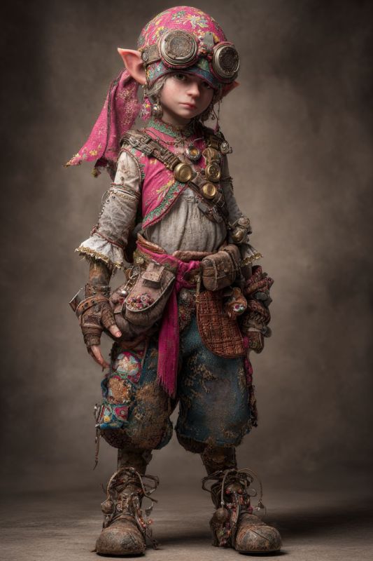 Commoner, Rock Gnome, Girl 6
