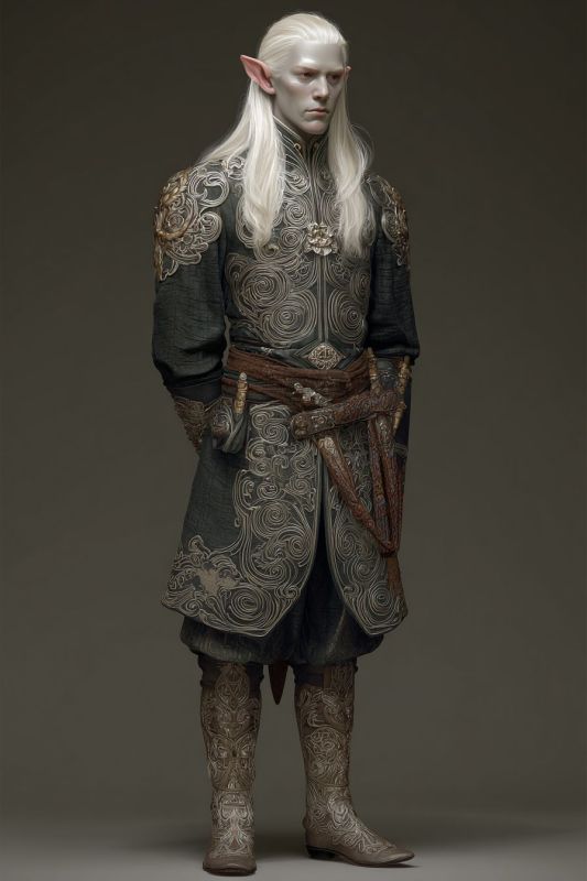 Commoner, Dark Elf, Man 7