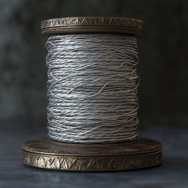 Spool of platinum cord