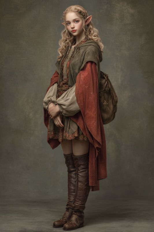 Commoner, High Elf, Girl 3
