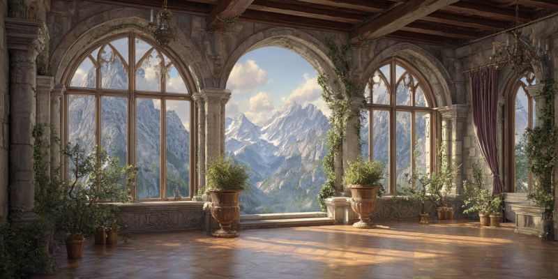 Window, Outside, Huge, Wide