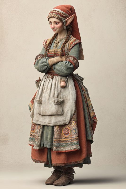 Commoner, Forest Gnome, Woman 5