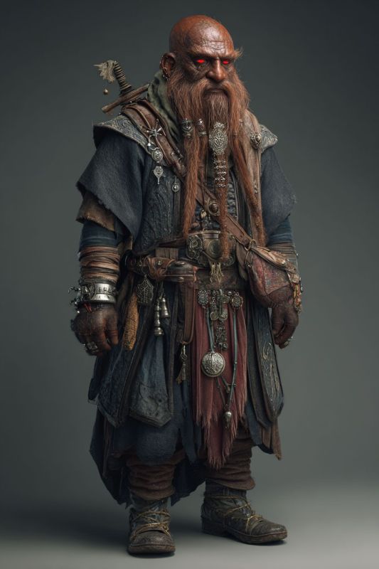 Commoner, Dark Dwarf, Man 9