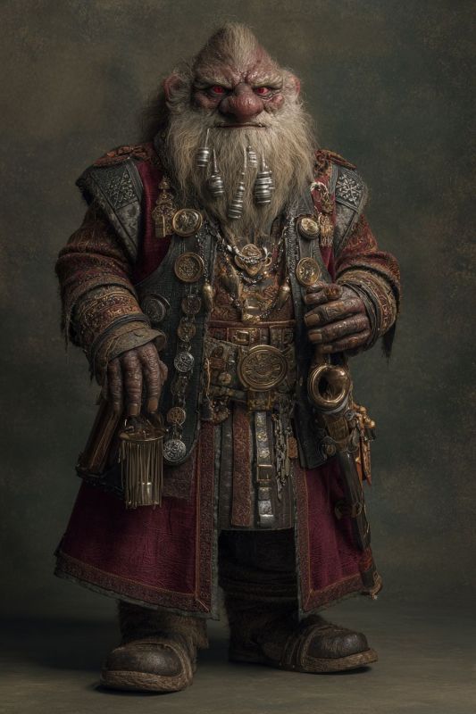 Commoner, Dark Dwarf, Man 3