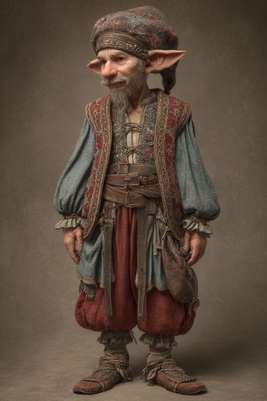 Commoner, Forest Gnome, Man 9