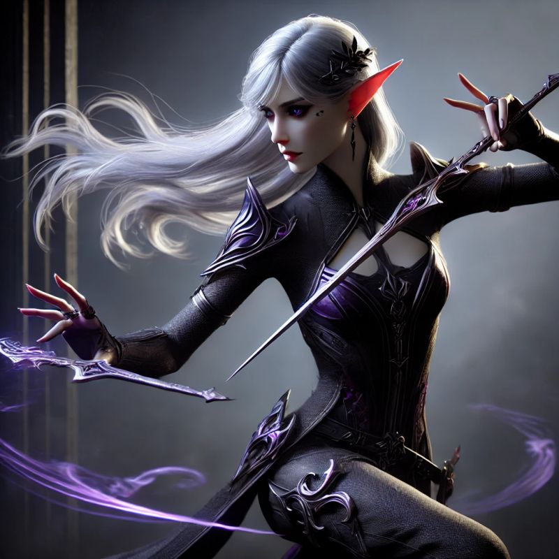 Dark Elf Duelist 1