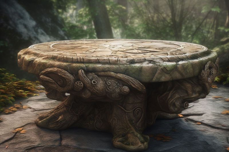 Table, Stone, Large