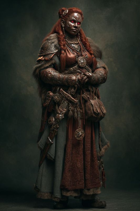Commoner, Dark Dwarf, Woman 1