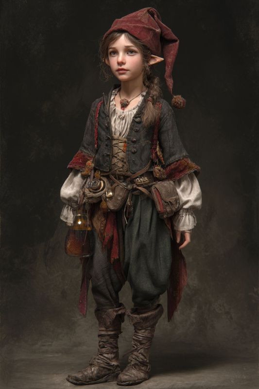 Commoner, Rock Gnome, Girl 4