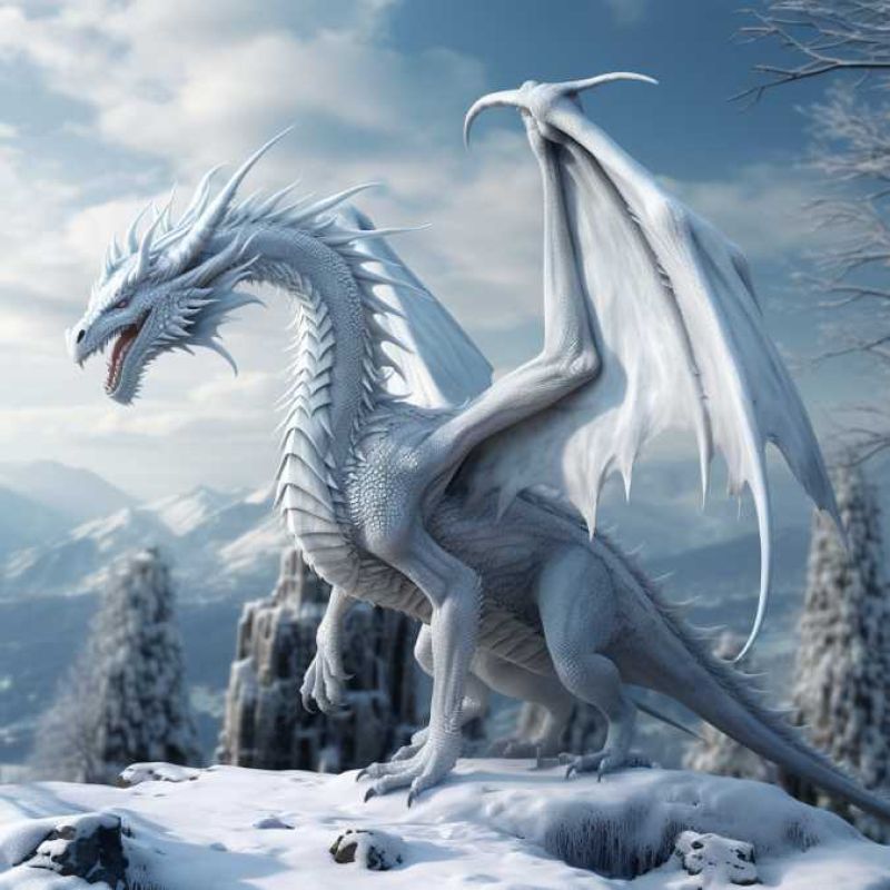 Adult White Dragon 2