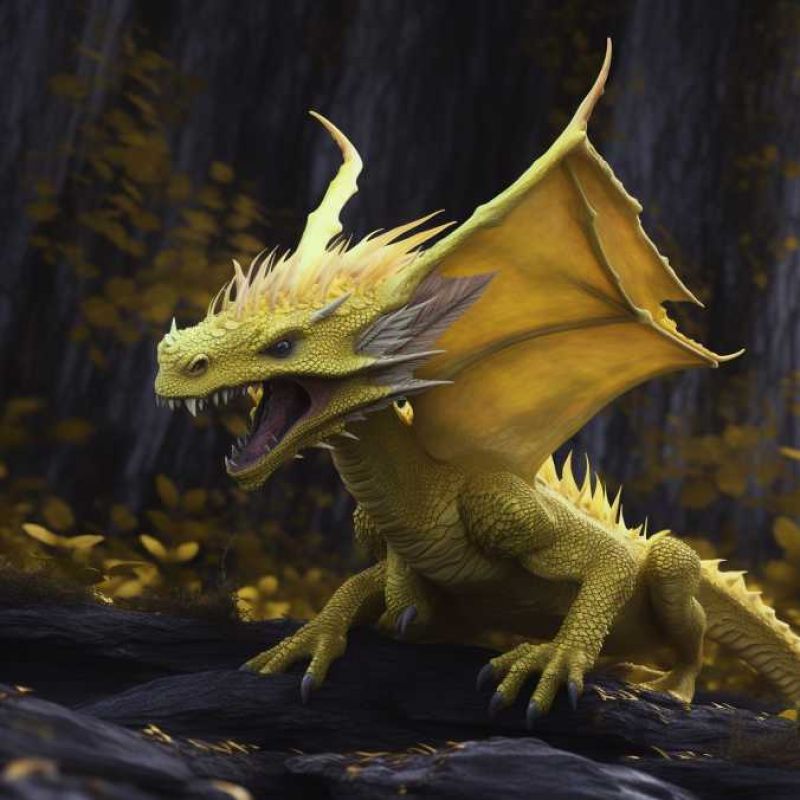 Faerie Dragon (Yellow) 1