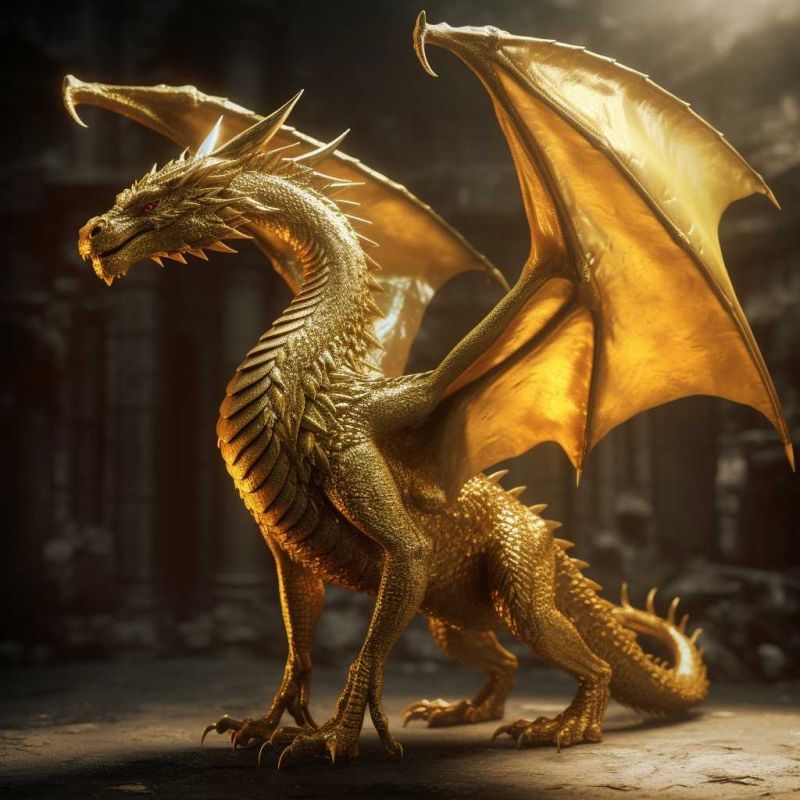 Adult Gold Dragon