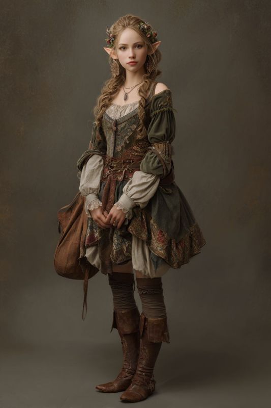 Commoner, Wood Elf, Girl 2