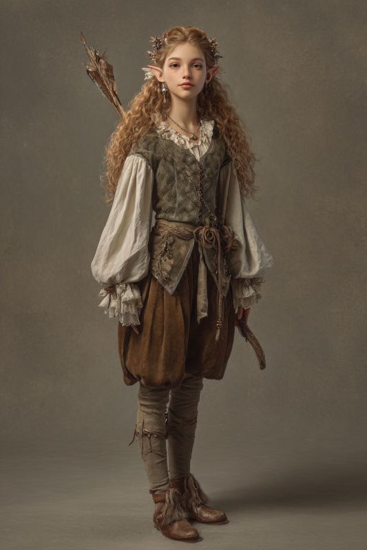 Commoner, Wood Elf, Girl 6
