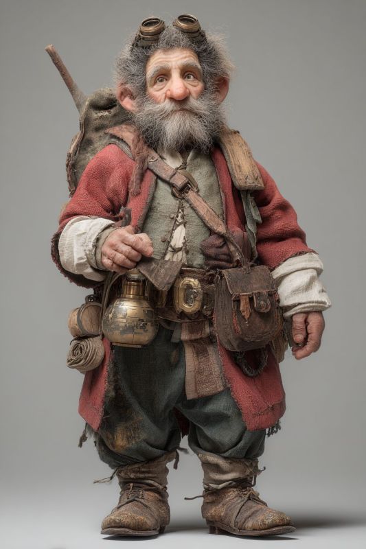 Commoner, Rock Gnome, Man 2