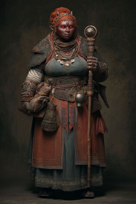 Commoner, Dark Dwarf, Woman 7