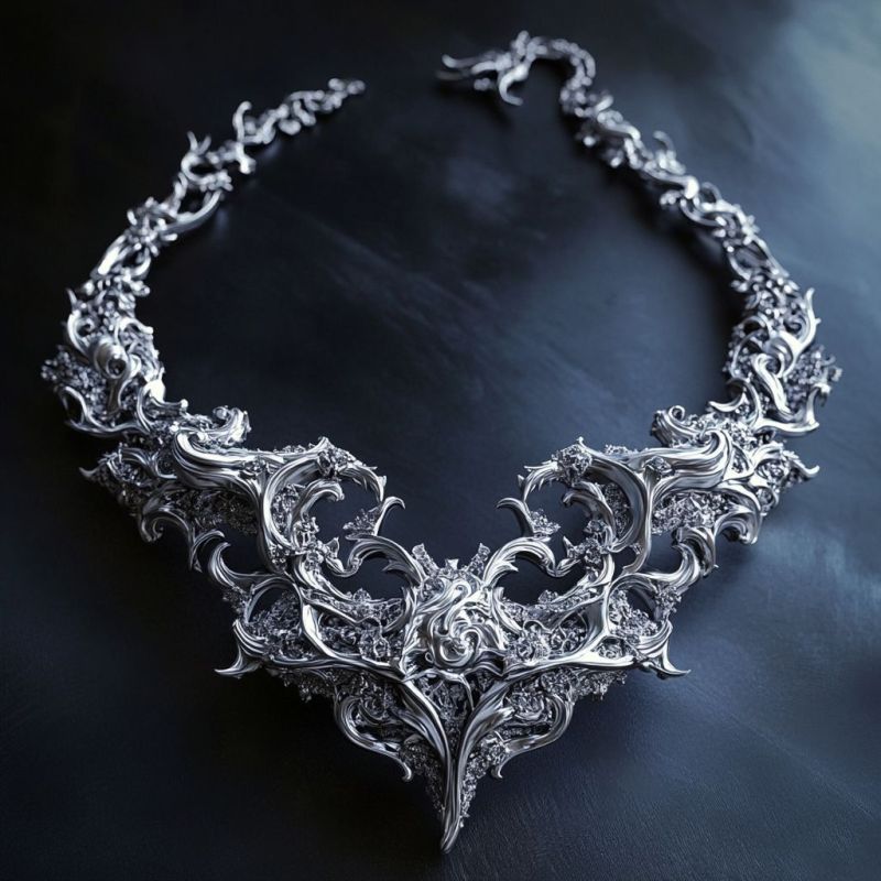 Necklace, Platinum