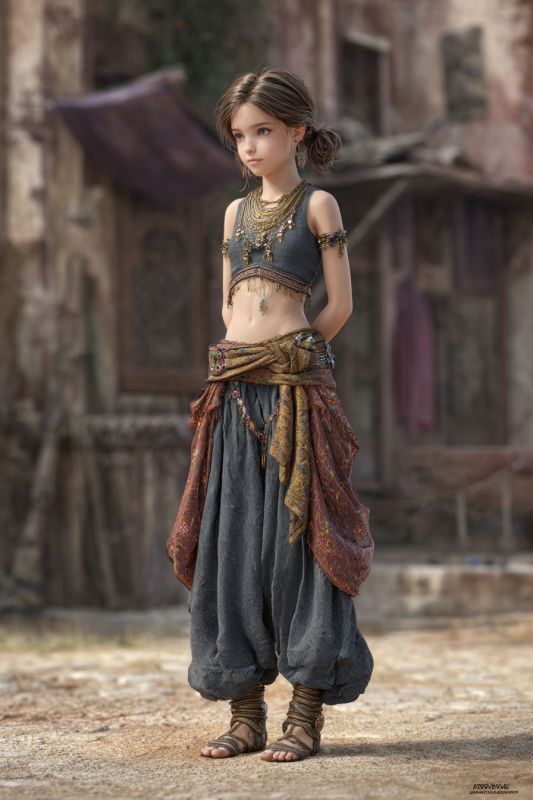 Commoner, Human, Girl 3