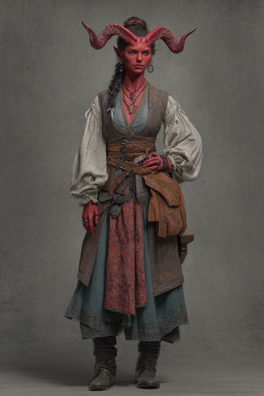 Commoner, Demonfolk, Woman 1