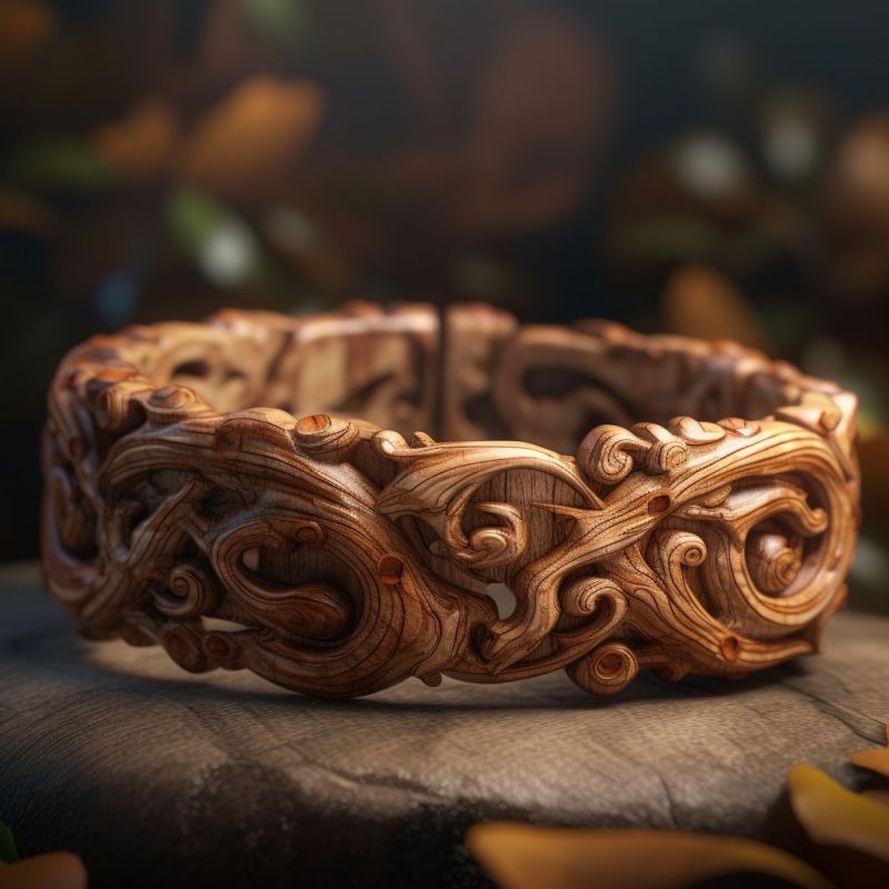 Bracelet, Wooden 3