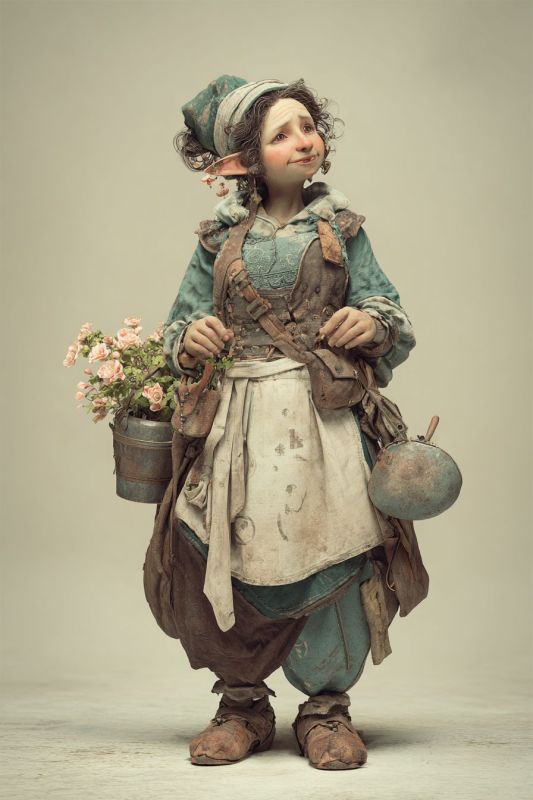 Commoner, Rock Gnome, Woman 3