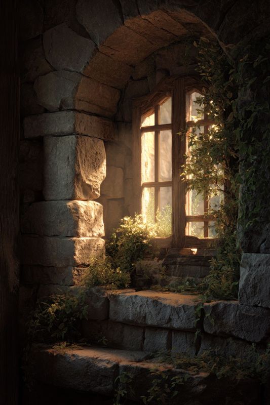 Window, Outside, Small, Tall