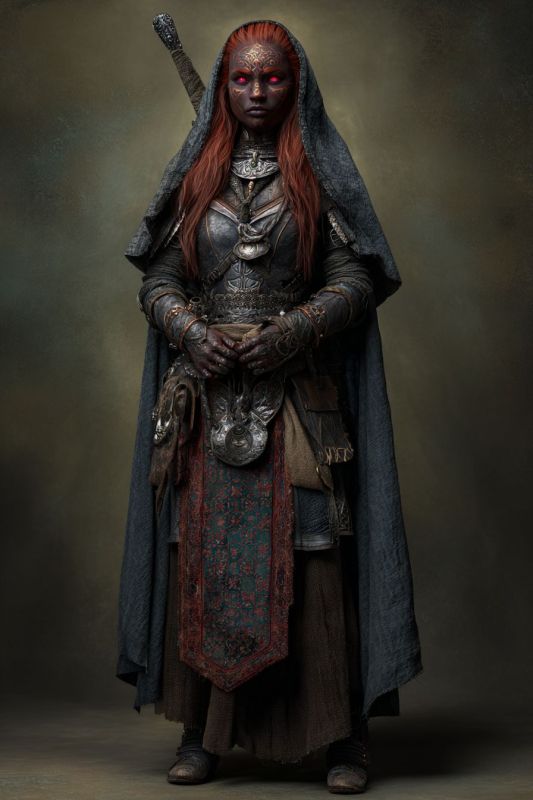 Commoner, Dark Dwarf, Woman 5