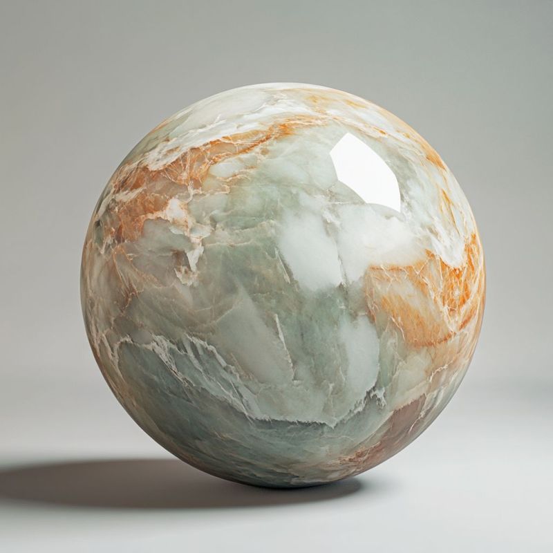 Marble, small, polished